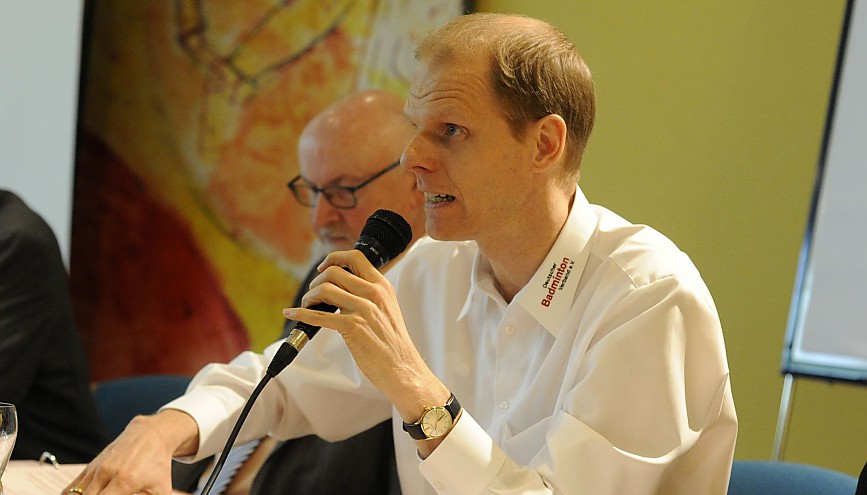 Detlef Poste, Geschäftsführer des Deutschen Badminton-Verbandes Detlef Poste, Geschäftsführer des Deutschen Badminton-Verbandes