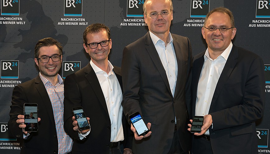 Beim Launch der BR-News-App BR24