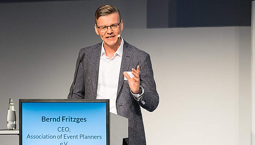 Bernd Fritzges, Vorstandsvorsitzender des Verbandes der Veranstaltungsorganisatoren (VDVO) bei der ITB Bernd Fritzges, Vorstandsvorsitzender des Verbandes der Veranstaltungsorganisatoren (VDVO) bei der ITB