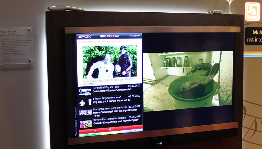 Hybrid-TV bei Technisat hei&szlig;t Isio