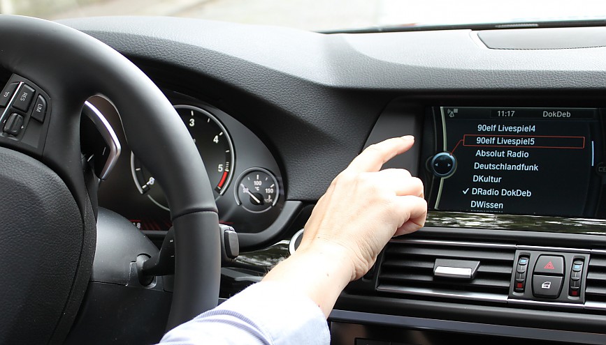 Digitale Programmvielfalt im Auto