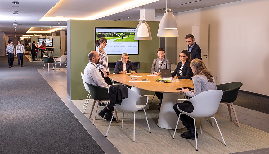 Die neuen "Open Areas" bieten viel Platz für kreatives Arbeiten an Die neuen "Open Areas" bieten viel Platz für kreatives Arbeiten an