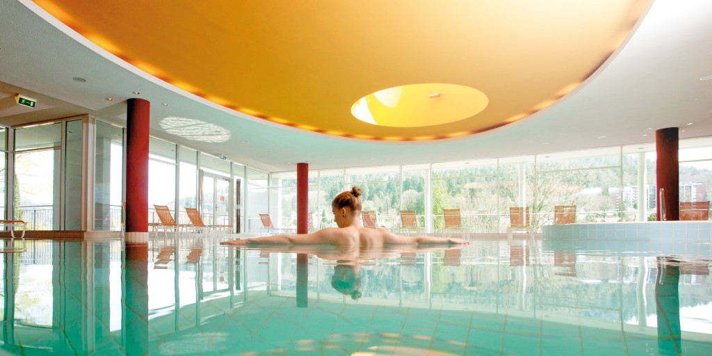 Der 850 qm große SPA-Bereich in stimmungsvollem, gelöstem Ambiente