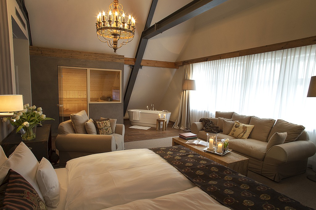 Wellnesssuite mit privater Sauna