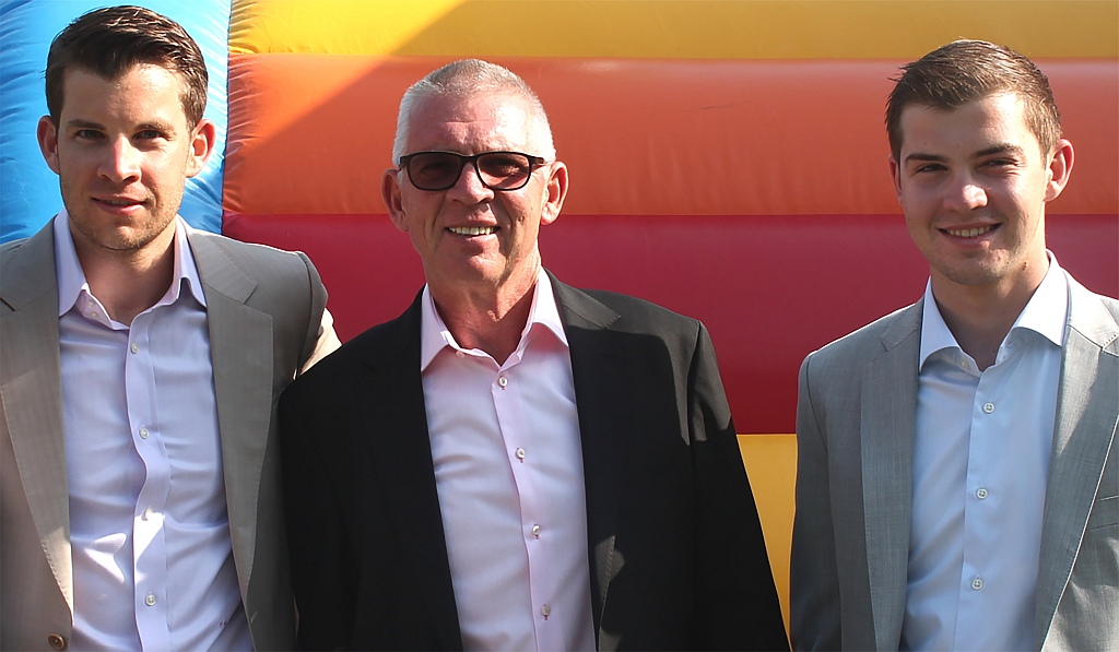 Die Eigentümerfamilie Mayer - Florian, Ernst und Julian