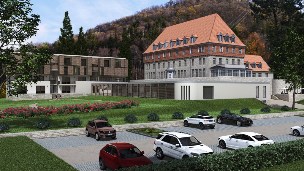 sonnenresort ETTERSHAUS - die denkmalgeschützte Villa von 1910 mit modern gehaltenem Neubau