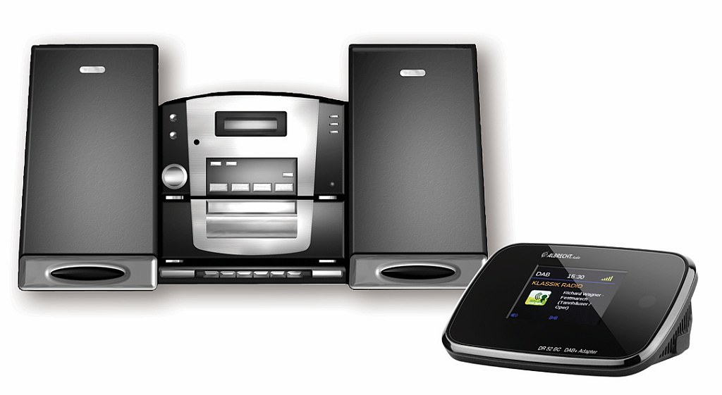 Das DR 52 BC zum Anschließen an die Stereoanlage.