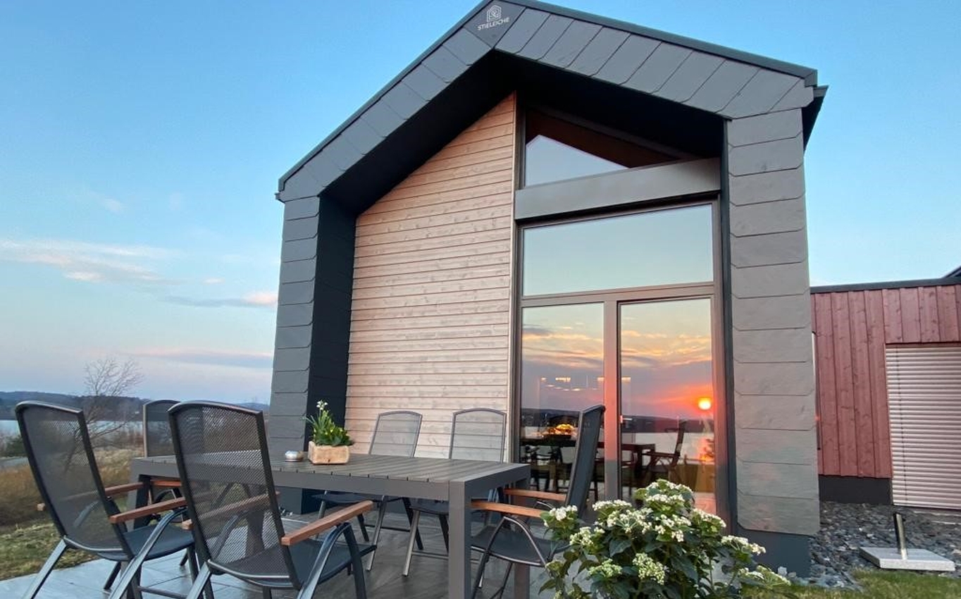 Alle Chalets sind aus nachhaltigem Holz100 gebaut