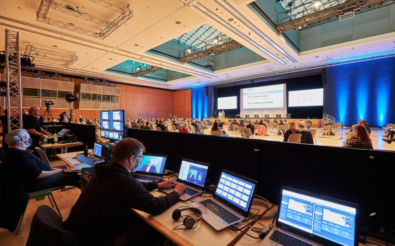 Der wissenschaftliche Fachkongress der Deutschen Gesellschaft für Gynäkologie und Geburtshilfe als Hybridveranstaltung im ICM - Internationales Congress Center München