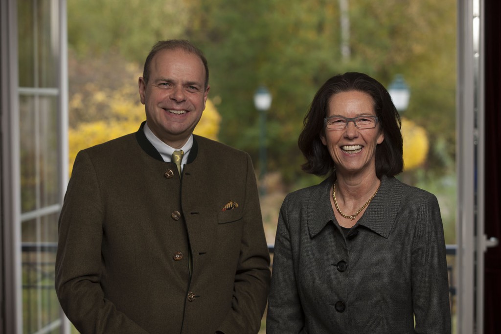 Ein gutes Team - Inhaber Ritter von Kempski und Diretorin Susanne Kiefer
