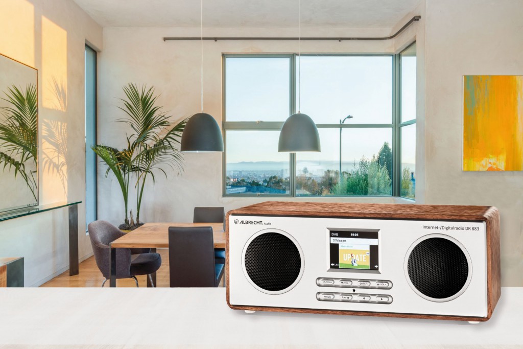 Das DR 883 ist durch sein zeitloses Design ein Schmuckstück für jedes Zimmerimmer